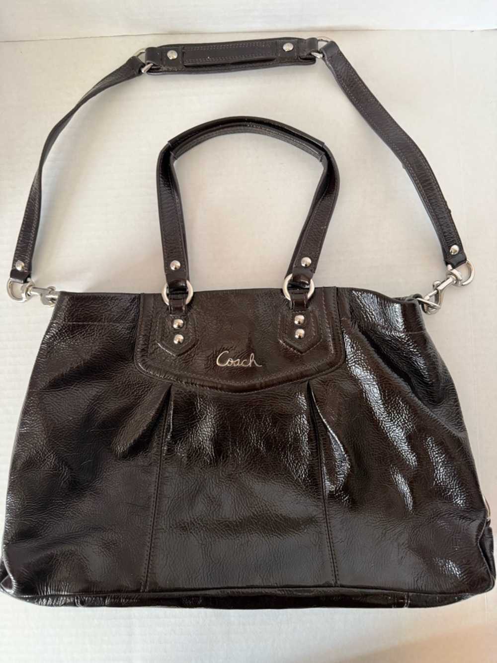 Vintage Patent leather handbag, Coach
Ashley Carryall